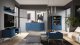 ML Meble Szafka RTV BLU 160 granatowa ML MEBLE 9