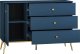 ML Meble Komoda BLU 1D3S granatowa ML MEBLE 2