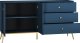 ML Meble Komoda BLU 2D3S granatowa ML MEBLE 2