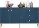 ML Meble Komoda BLU 2D3S granatowa ML MEBLE 3