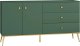 ML Meble Komoda GRIN 2D3S zielona ML MEBLE 1