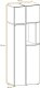 ASM Meble Meblościanka CROSS LED hickory jackson/czarna ASM Meble 6