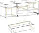 ASM Meble Meblościanka CROSS LED hickory jackson/czarna ASM Meble 9
