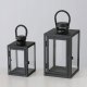 Boltze Metalowy lampion ze szklaną szybą, dwa rozmiary, ARANA 3