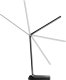 Lampka biurkowa Tectake Lampa biurkowa Novaly, LED, ściemniana, składana, 5W - czarny 4