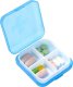 Verk Pojemnik pudełko kasetka na leki suplementy tabletki podróżny 4 przegródki Pojemnik pudełko kasetka na leki suplementy tabletki podróżny 4 przegródki 2