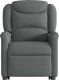 vidaXL vidaXL Podnoszony fotel masujący, elektryczny, rozkładany, ciemnoszary 5