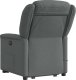 vidaXL vidaXL Podnoszony fotel masujący, elektryczny, rozkładany, ciemnoszary 7