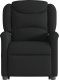 vidaXL vidaXL Podnoszony fotel masujący, rozkładany, czarny, obity tkaniną 5