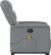 vidaXL vidaXL Podnoszony fotel masujący, elektryczny, rozkładany, jasnoszary 6