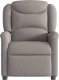 vidaXL vidaXL Rozkładany fotel masujący, elektryczny, kolor taupe, tkanina 5