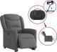vidaXL vidaXL Podnoszony fotel masujący, elektryczny, rozkładany, ciemnoszary 9