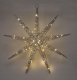 Christmas decoration Płatek śniegu dekoracyjny wiszący 50led srebrny 3