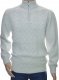 Selantino Ciepły wełniany sweter męski ze stójką półgolf szetland na zamek 2XL XXL 1