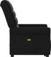 vidaXL vidaXL Podnoszony fotel masujący, rozkładany, czarny, obity tkaniną 6