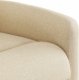 vidaXL vidaXL Rozkładany fotel masujący, kremowy, obity tkaniną 9