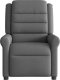 vidaXL vidaXL Rozkładany fotel masujący, ciemnoszary, obity tkaniną 3