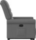 vidaXL vidaXL Podnoszony fotel rozkładany, ciemnoszary, obity tkaniną 6