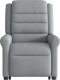 vidaXL vidaXL Podnoszony fotel masujący, elektryczny, rozkładany, jasnoszary 5