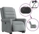 vidaXL vidaXL Podnoszony fotel masujący, elektryczny, rozkładany, jasnoszary 10