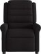 vidaXL vidaXL Rozkładany fotel masujący, elektryczny, czarny, tkanina 5