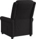 vidaXL vidaXL Rozkładany fotel masujący, elektryczny, czarny, tkanina 7