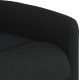 vidaXL vidaXL Rozkładany fotel masujący, czarny, obity tkaniną 9