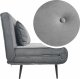kontrast Sofa na nóżkach kanapa rozkładana Evita taupe 1