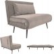 kontrast Sofa na nóżkach kanapa rozkładana Evita taupe 1