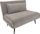 kontrast Sofa na nóżkach kanapa rozkładana Evita taupe 2
