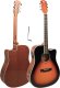 V-Tone VEAG1 CE VS gitara elektroakustyczna 4/4 dreadnought cutaway sunburst 1