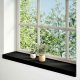 vidaXL Parapety 2 szt., ciemnobrązowy, 90x20x2 cm, lite drewno dębowe 2