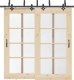 vidaXL System do montażu drzwi przesuwnych, 213,5 cm, stal, czarny 1