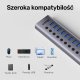HUB USB Unitek H1315B01 2x USB-C  + 8x USB-A 3.0 (H1315B01-EU) 9