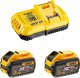 Dewalt DEWALT. BATTERY 18/54V 12.0/4.0Ah FV DCB548 x2 + CHARGER DCB118 2