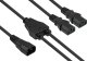 Kabel zasilający Alcasa Kabelmeister SK1436-S003 kabel zasilające Czarny 0,3 m IEC C14 IEC C13 1