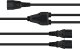 Kabel zasilający Alcasa Kabelmeister SK1436-S003 kabel zasilające Czarny 0,3 m IEC C14 IEC C13 2