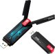 Karta sieciowa Reagle Zewnętrzna Karta Sieciowa WI-FI Adapter USB WiFi 6 AX 1800Mbps 2,4GHz 5GHz 1