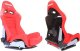 MTuning Fotel sportowy LOW MAX K608 Welur Bride Czerwony USZKODZONY 1