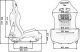 MTuning Fotel sportowy LOW MAX K608 Welur Bride Czerwony USZKODZONY 12