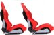MTuning Fotel sportowy LOW MAX K608 Welur Bride Czerwony USZKODZONY 4