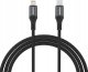 Kabel USB Dudao Kabel Dudao L3CL USB-C - Lightning 30W 2m w oplocie - czarny 1