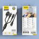 Dudao Kabel z ładowarką do Apple Watch Dudao A12Max+ PD 100W 3w1: USB-C Lightning 1,2m - czarny 1