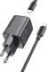 Ładowarka Hoco Ładowarka sieciowa HOCO Typ C + kabel Typ C do Lightning QC PD 20W Czarna 4