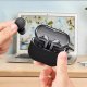 Alogy Etui silikonowe case pokrowiec na słuchawki obudowa do Samsung Galaxy Buds 3 / 3 Pro Czarne 1