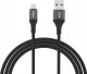 Kabel USB Dudao USB-A - microUSB 1.2 m Czarny (6976625333028) 1