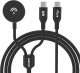 Ładowarka Dudao Ładowarka 2 w 1 Dudao A12MaxC PD60W do Apple Watch / USB-C - czarna 1