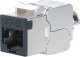 Intellinet Network Solutions INTELLINET Cat6a 10G Slimline Keystone-Modul STP werkzeuglos mit Rastclip f�r Massivdraht vergoldete Kontakte Metallgeh�use schwarz 1