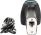 Manhattan 2D Long Range LED-Barcodescanner 50 mm Scanreichweite abnehmbares 1,8 m USB-A-Kabel 60 Scans/sec. 100K Lux Schutzart IP52 6