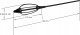 Miracle Fish SPRĘŻYNA ZANĘTOWA na rurce PRZELOTOWA dociążona 40g/20cm 2